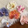 Pferdeschwanz-Clip Orchideen-Haarclip Schmetterlingsorchidee Großer Haarklammer-Hai Blume Haar-Kralle Strand