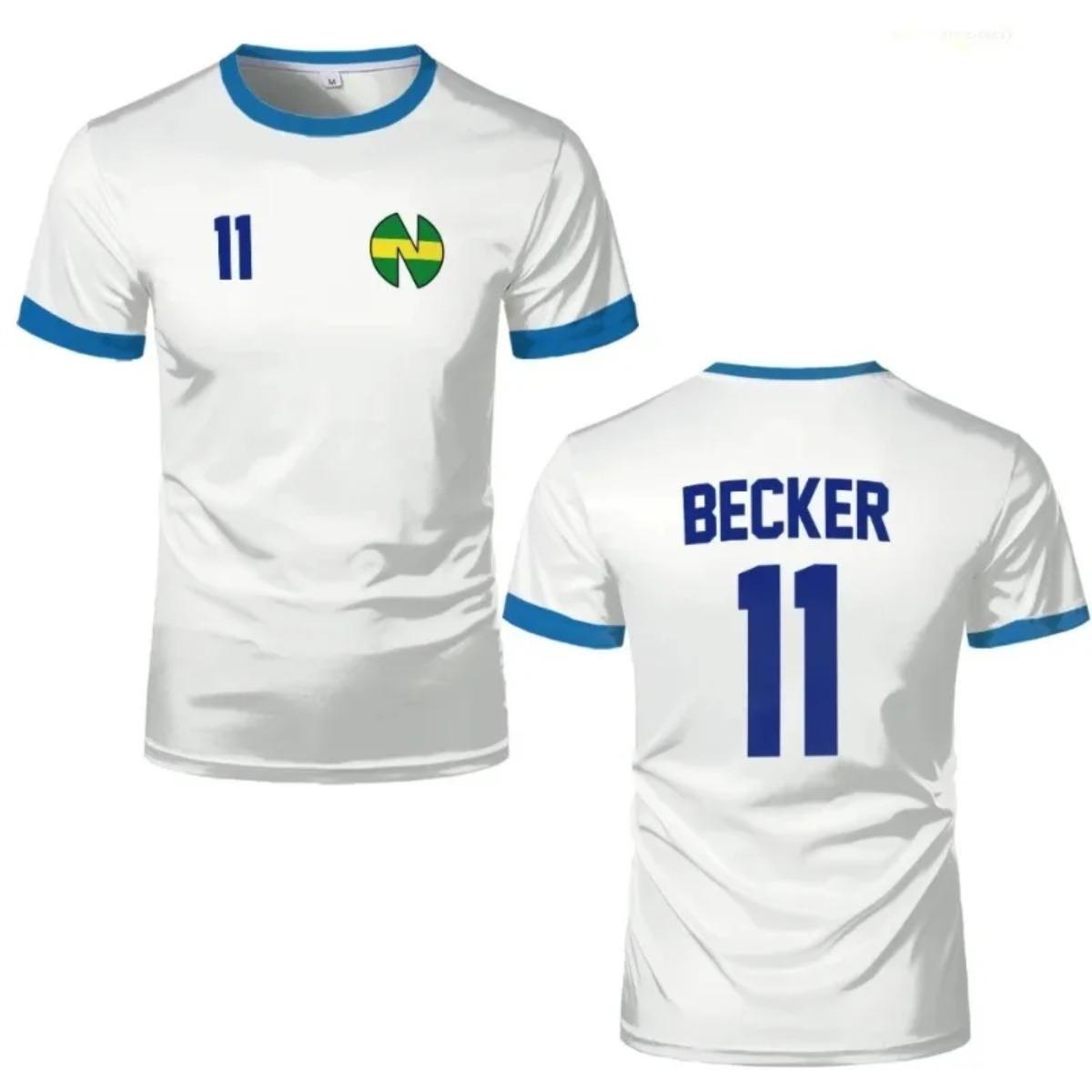 

Tsubasa School Nansei Olive и Benji Captain анимированная футболка мужская 3D принт футболка уличная одежда Harajuku одежда унисекс XL чёрный