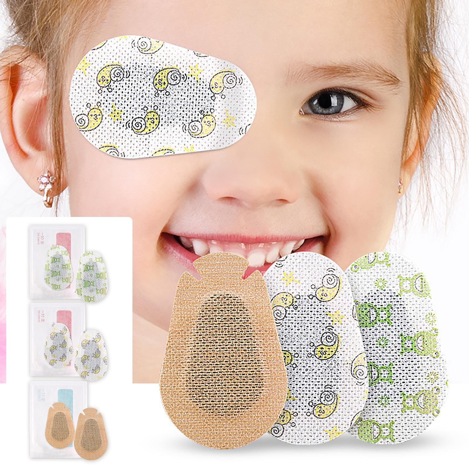 

Детские клейкие повязки для глаз, дышащие, ленивые, повязки для глаз, амблиопия, 20 шт.