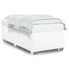 White Bed Frame 80 x 200 cm Faux Leather