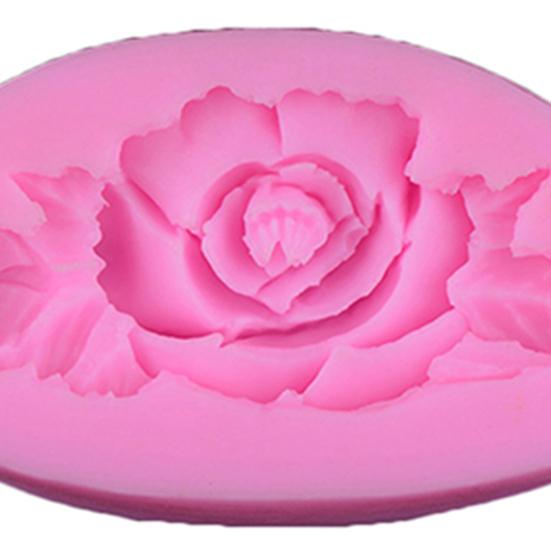 Practical Cake Use Colorfast Mold Easy To Shape Rose Flower