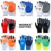 Nitrile Reinforced Wear-Resistant Waterproof Work Gloves for Puncture-Proof Gardening & Construction