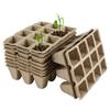 10pcs Seed Growing Tray Biodegradable Paper Pot Plant Seedling Herb Seed Nursery Cup Kit