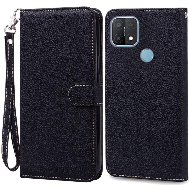 For OPPO A15 Case OPPO A15S Cover Silicone Wallet Flip Cover For OPPO A15 CPH2185 A15S CPH2179 Phone Case Leather Coque Fundas