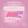 Razer Ornata V3 TKL Gaming Keyboard with Mechanism Membrane Backlit Media RGB and a Magnetic Wrist Rest Kitty Friends Low-Profile Keys, Switches,