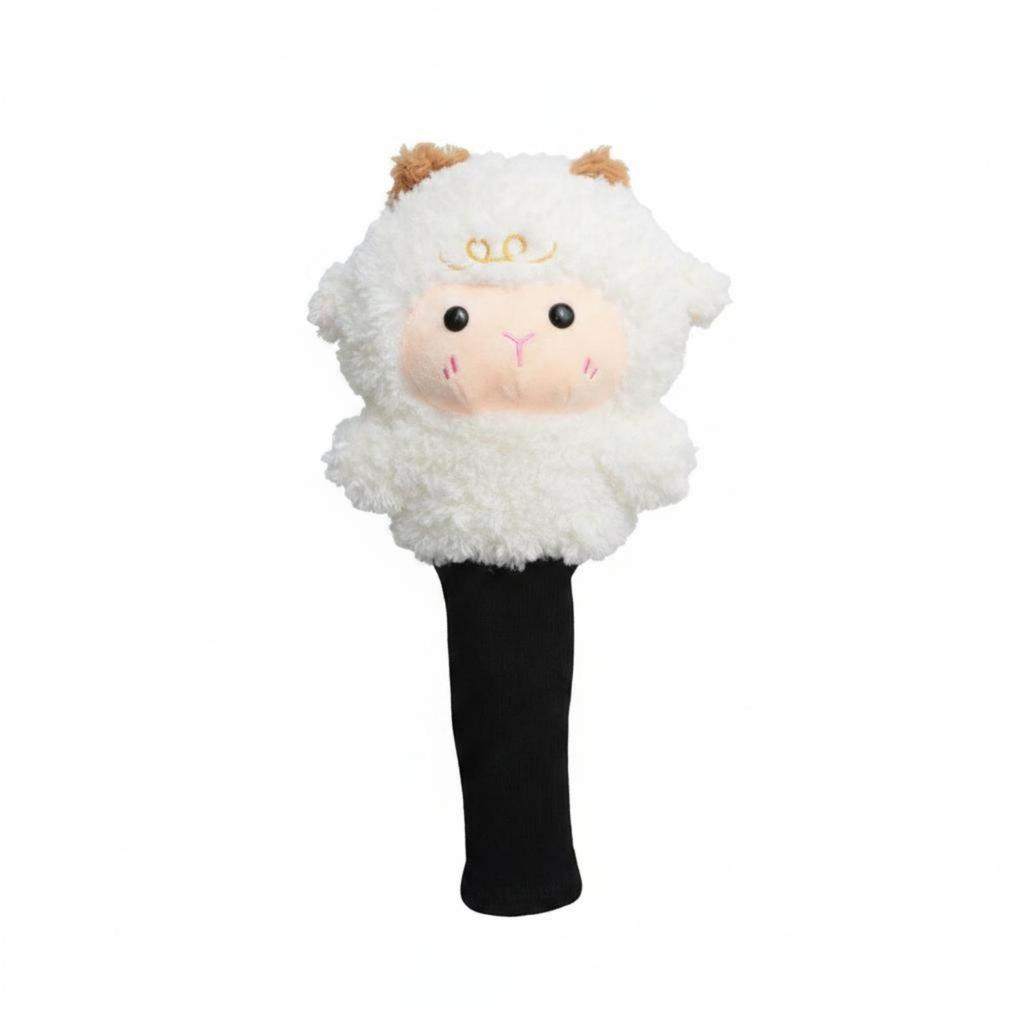Sheep Golf Headcover Fuzzy Soft TubeStyle Sports Gear