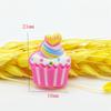 20Pcs New resin Cute Mini Cake Series Flat Back Cabochon Scrapbooking Hair Bow Center Embellishments DIY Accessories G31