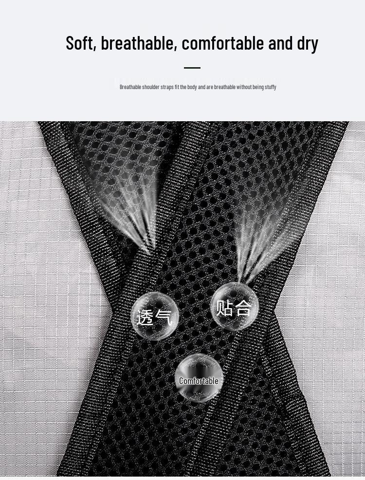 Lightweight Large Capacity Outdoor Travel Backpack for Cycling and Fitness