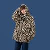 Leopard Hooded Winter Jacket Men Streetwear Men Jacket Winter Casual Jackets for Men Coat