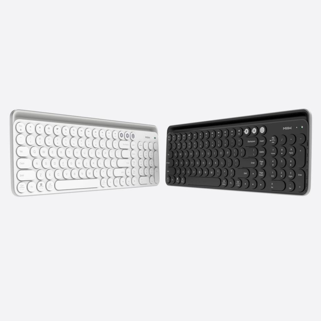 Dual-Channel Keyboard, 2.4 GHz/ With Soft Smartphone Stand Slot, Supporting Multi Switching- Black