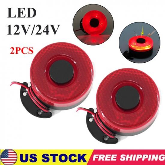 Car Back-Up Alarm 12V/24V 105Db Reverse Beeper Backup Alarm Vehicle Auto Back 2x