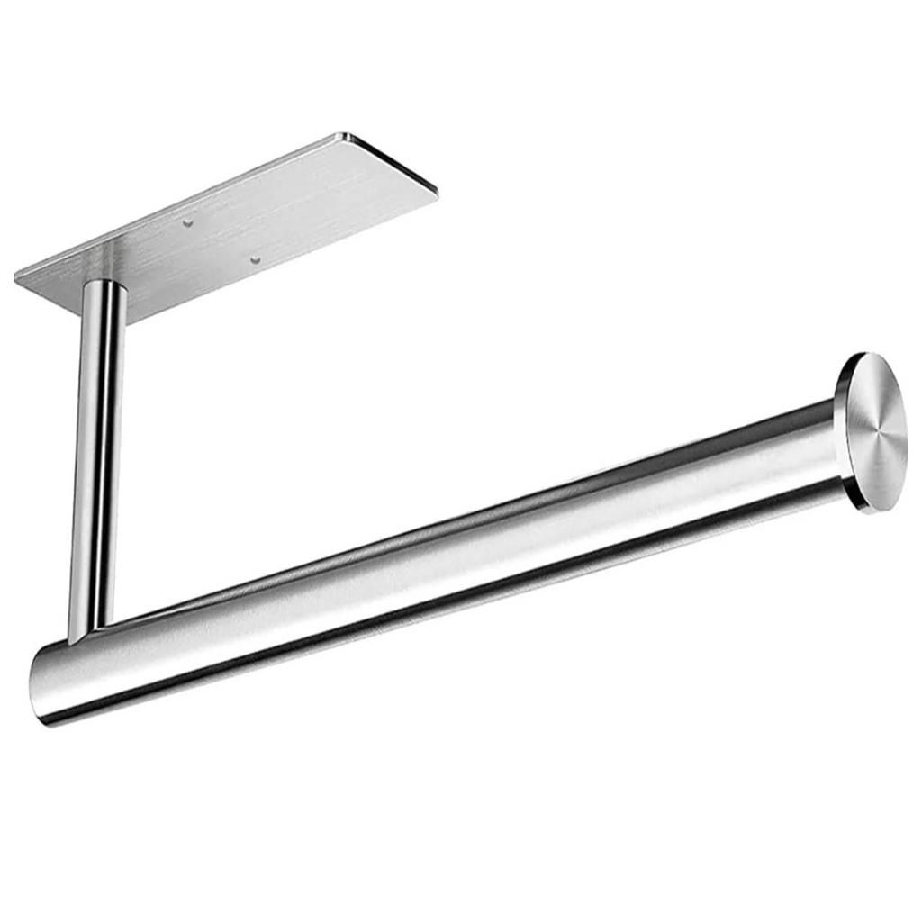 Paper Towel Holder 304 Stainless Steel Space Saving Decorative Practical Waterproof Hanging Paper