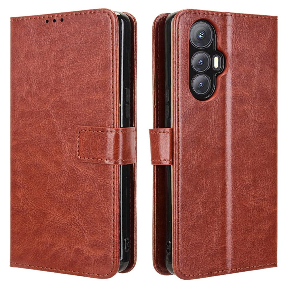 For Cubot Max 5 Case Crazy Horse Texture PU Leather Phone Wallet Cover