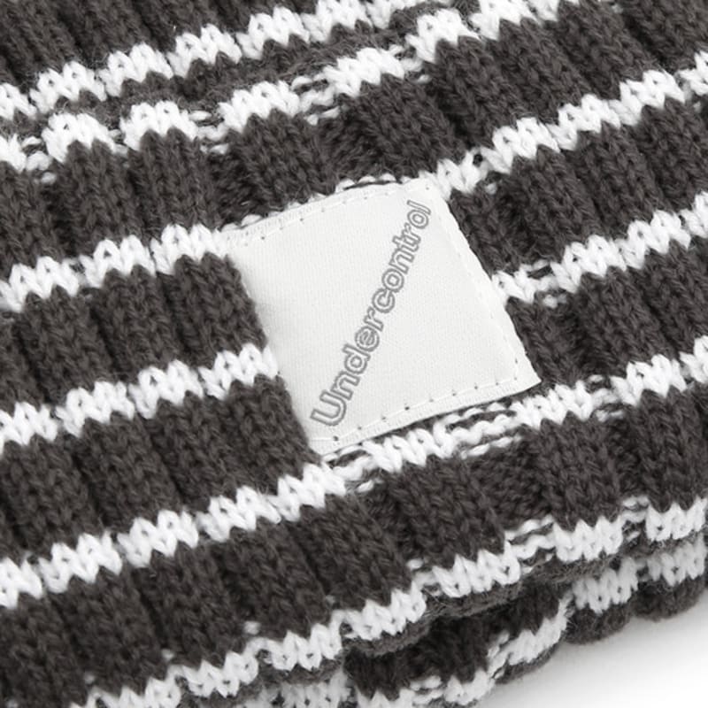 UNDERCONTROL BEANIE / PIN STRIPE / CHARCOAL