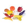 10pcs Mini Simulation Fruits & Vegetables Children Toys Household Decoration Miniature Ornament Landscape Scene DIY Accessories