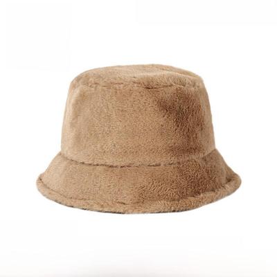 Damen Herbst/Winter Fischerhut aus Kaninchenfell: Einfarbig, Warm, Trendiger Outdoor-Stil für Paare