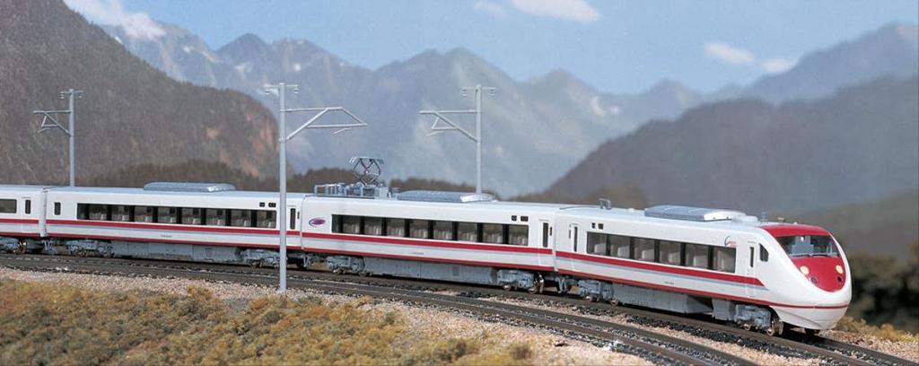 KATO N Gauge Hokuetsu Express Series Snow Rabbit Express Special Edition Model Train 681-2000 9-Car Set, 10-381