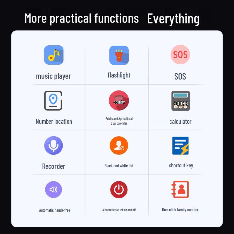 Newman E68 4G Senior Feature Phone (CN Version)