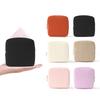 Corduroy Menstrual Pad & Sanitary Napkin Storage Bag - Portable Cotton Coin Purse