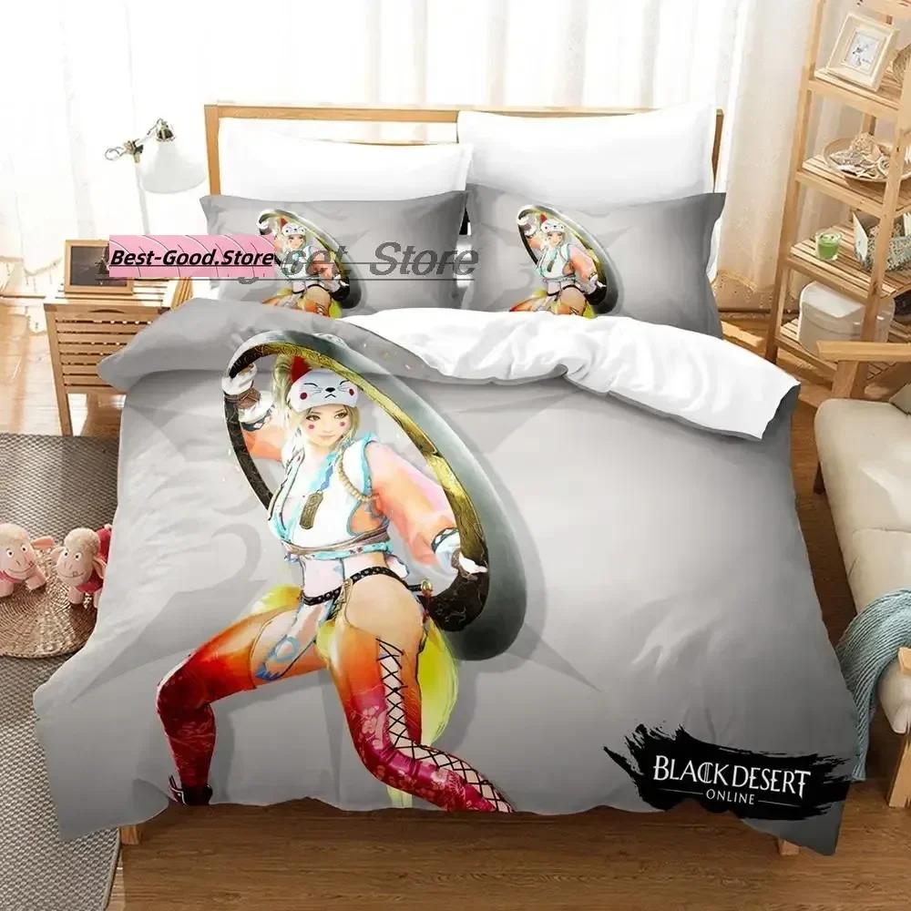 Game Black Desert Beding Set Single Twin Ful Quen King-Sized Dimensionsd Dimensions Bed Linen Set Aldult Kid Bedrom Duvetcover Sets Anime Bed Shet Set