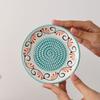 Handcrafted Garlic Ginger Grater Ceramic Tomato Grater Dish  Cheese Carrot Fruits Vegetables