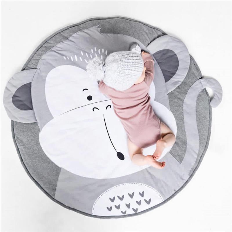 Round 3D Animal Play Mat & Baby Crawling Blanket – 21 Designs