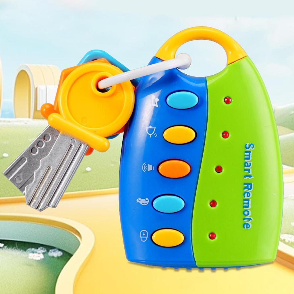 Baby Car Keys Toy Educational Key Toys Keychain Remote for Children Kids
