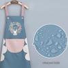 High-Quality Waterproof PVC Apron – Summer Thin Style, Hand-Wipable, Cute & Fashionable Halter Neck Design