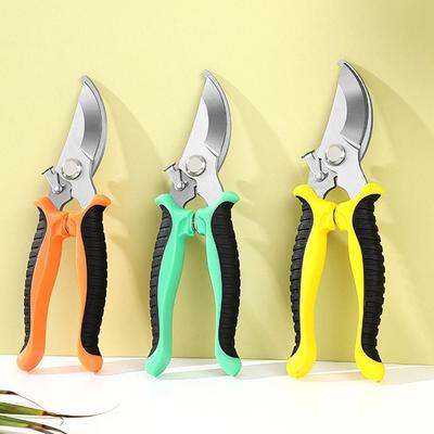 Garden Scissors Professional Sharp Bypass Pruning Shears Tree Trimmers Secateurs Hand Clippers for Garden Beak Scissors