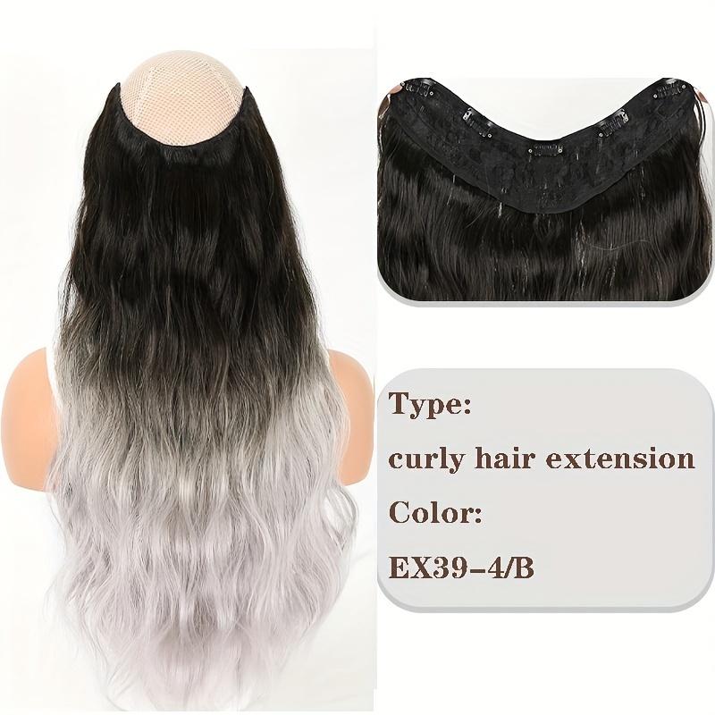 

Наращивание волос V-образной формы для женщин — натуральные и мягкие, хорошо сочетаются с вашими собственными волосами, длинные волнистые синтетические пряди от светло-коричневого до кремового цвета