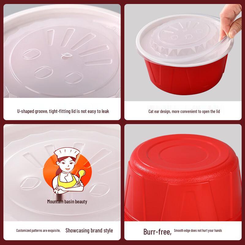 Disposable Food Container Tray Insert (180mm, 200 Pcs)
