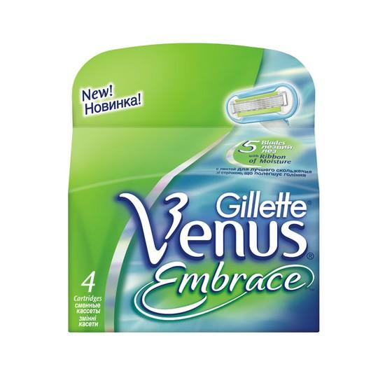 

Набор сменных женских бритв Gillette Venus Embrace из 4 шт.