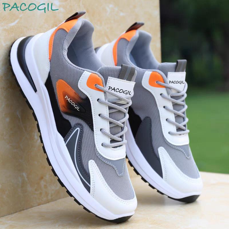 2025 autumn new sports shoes versatile fashion trendy shoes soft sole breathable comfortable men's shoes running shoes foreign trade