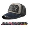 Motors racing team print baseball cap Washed visor American embroidery old duck cap Trucker cap