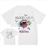 Summer Unisex T-shirts 2026 Blood Saga World Tour Shirt Vampire Aesthetic Tee Y2k Top High Quality Cotton Short Sleeve Kids