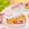 Macaron Style Portable Bento Box, Cute Lunch Container for Women & Teens, Great for Work Picnic Dating