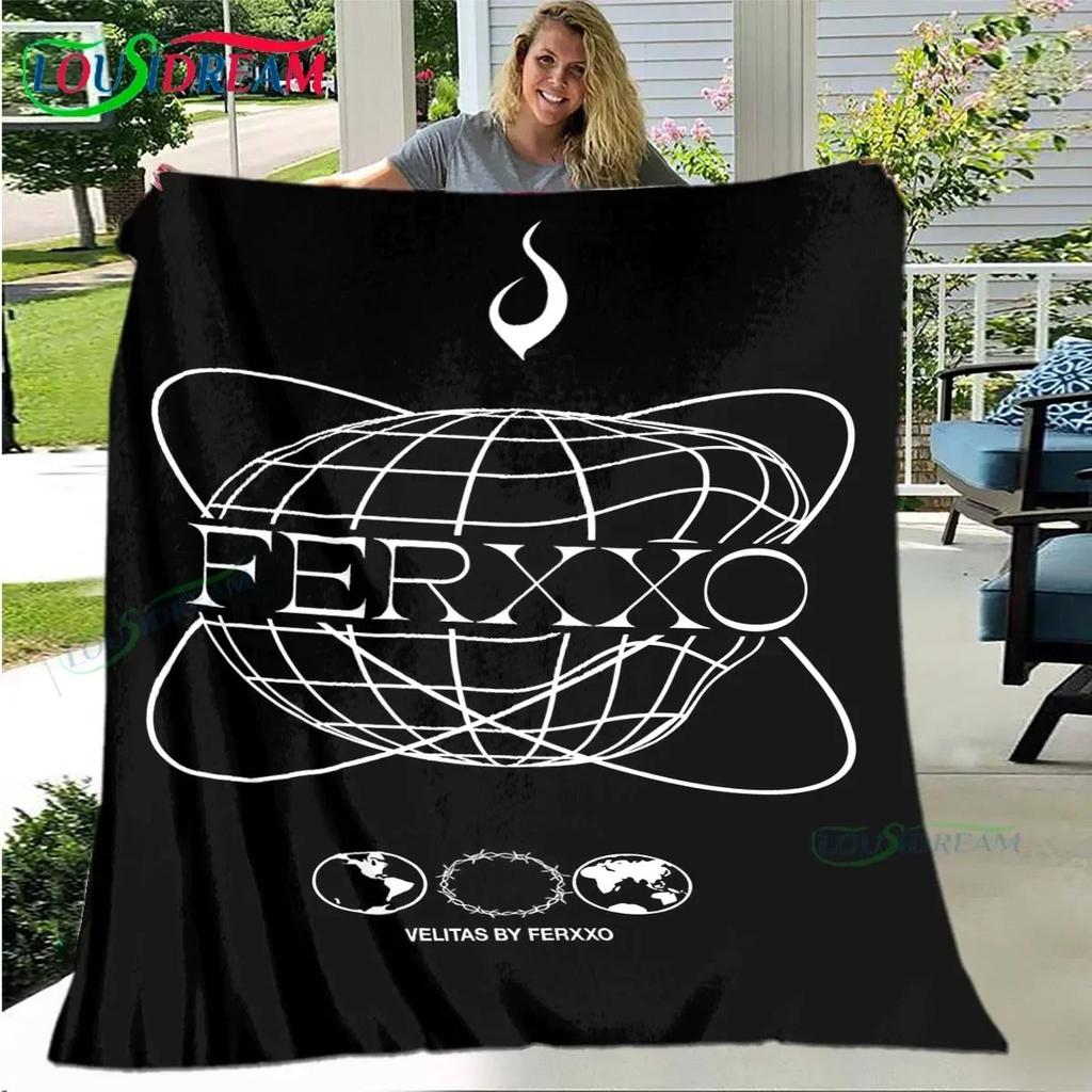 Pop Singer Ferxxo Feid Blanket,Flannel Throw Blanket for Home Bedroom Bed Sofa Picnic Office Hiking Leisure Nap Birthday Gift