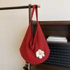 Large Capacity Woven Underarm Bag Women's New Vacation Beach Bag Knitted Hollow Shoulder Bag Tote Bag