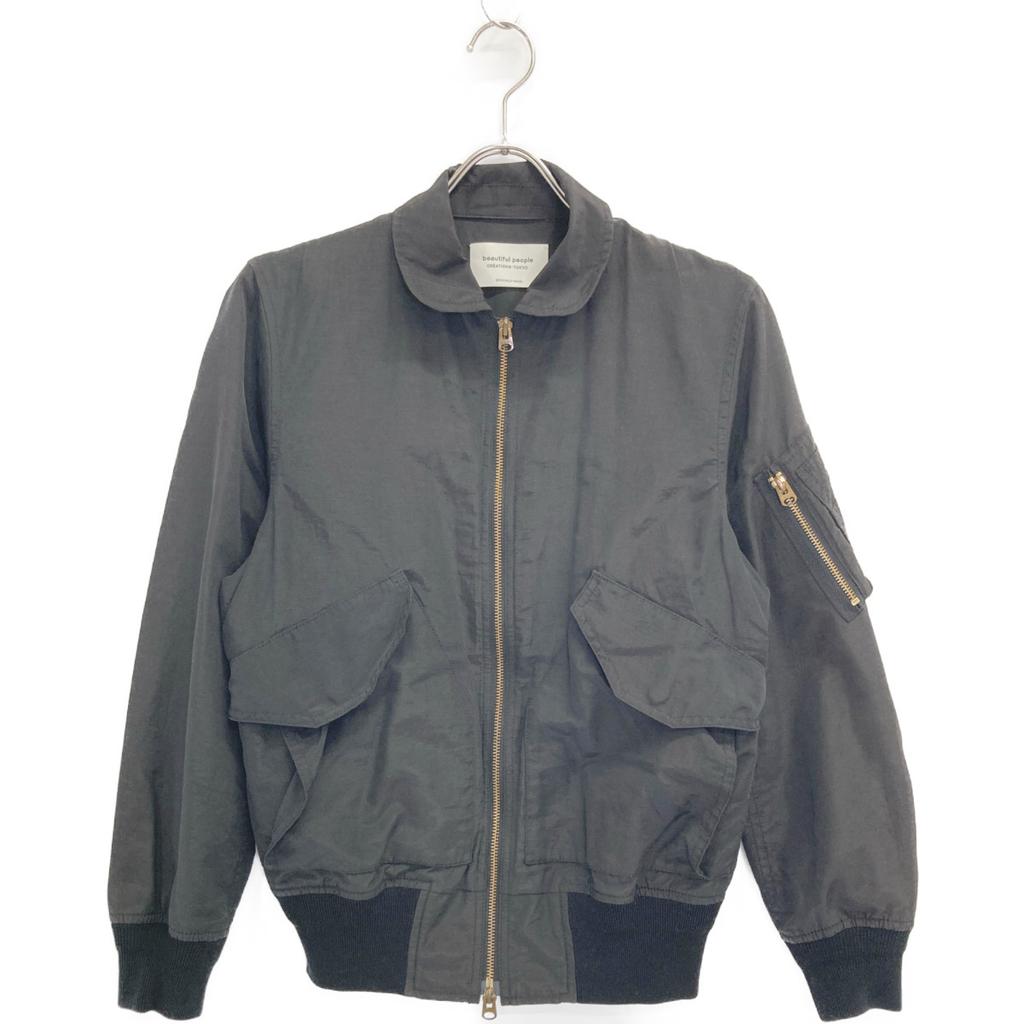 Beautifulpeople STUDIOUS Exclusive 1655102804 Black Nylon MA-1 Blouson Jacket S blackUsed