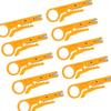 10Pcs High Efficiency Mini Wire Stripper Multifunctional Portable Crimping Pliers Durable Network Tool Daily Use