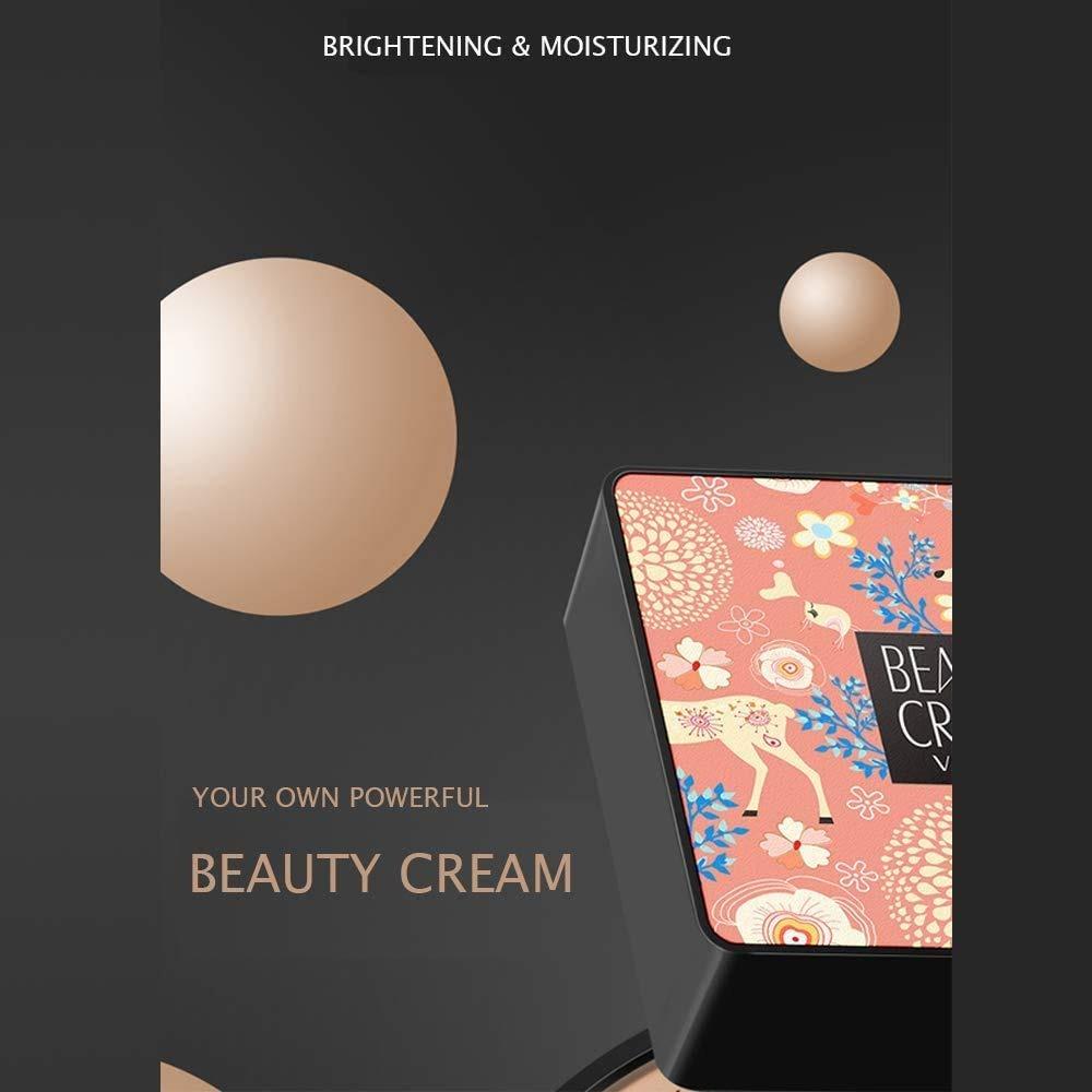 Beauty Cream Clear Cover Natural Make Up Nourish Moisturizes Protection Professional Skin Care (#02 Ivory)