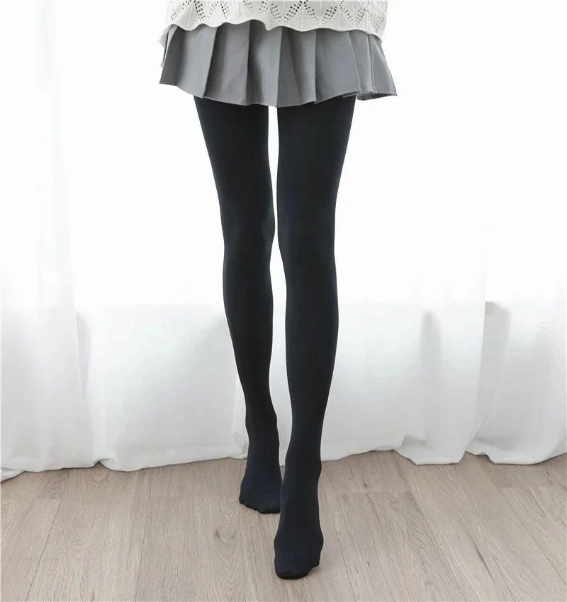 Lolita Thigh High Stockings 120D Milk White Thigh Nylon Pantyhose Girls Sweet Sexy Tights For Women Tights