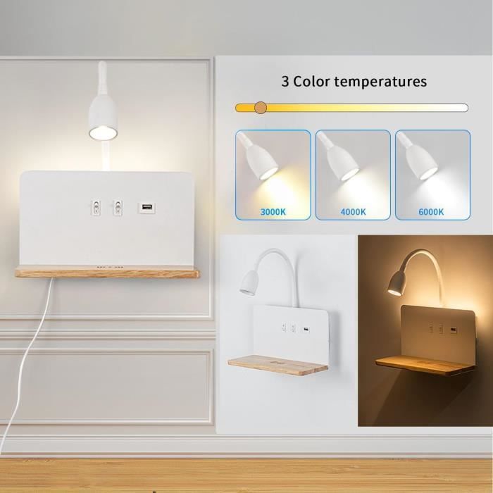 Applique murale intérieure led senfay