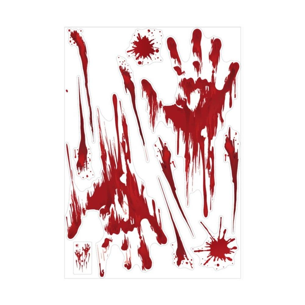 Self-Adhesive Halloween Window Decoration Sticker Horror Props Stickers Halloween