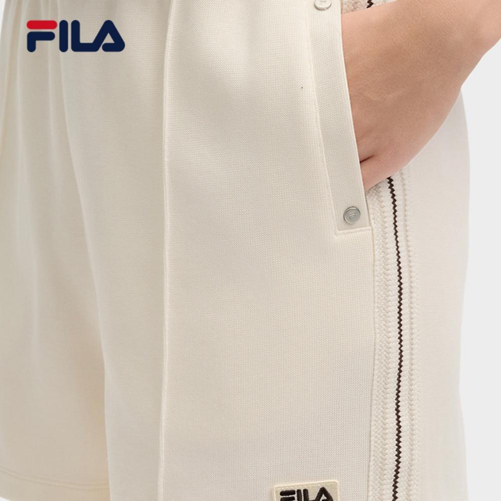 New FILA LifestyleORIGINALE Casual Shorts Women's Steam White F51W519601F-IV