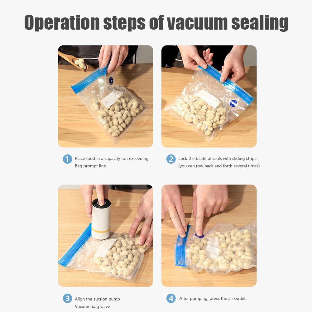 Handheld Air Pump Portable Gadgets Practical Handheld Vacuum Sealer Pump USB Rechargeable for Home Kitchen Travel Picnic