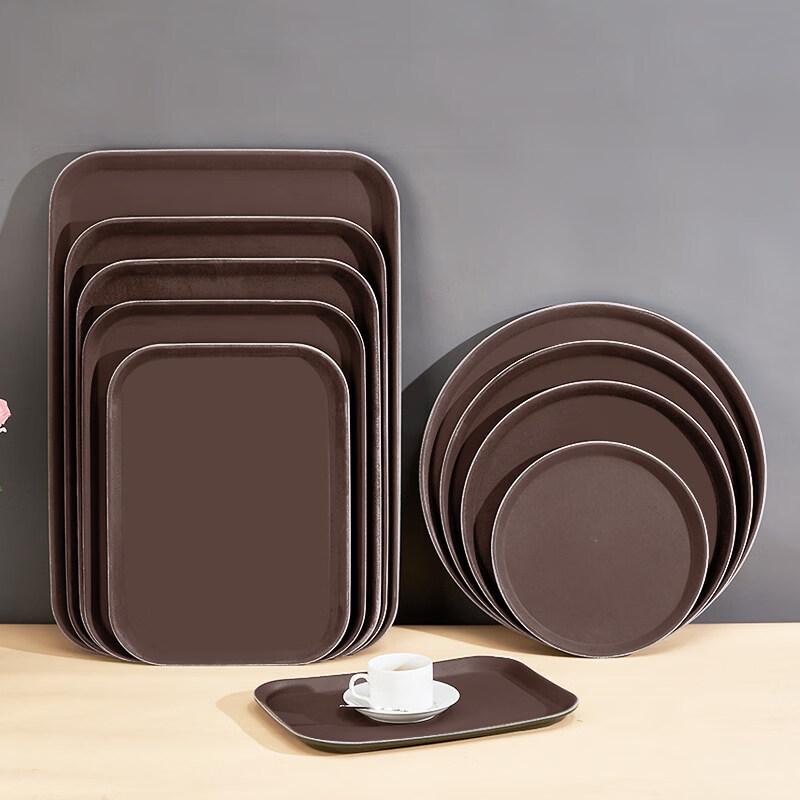 Commercial Round Plastic Serving Tray