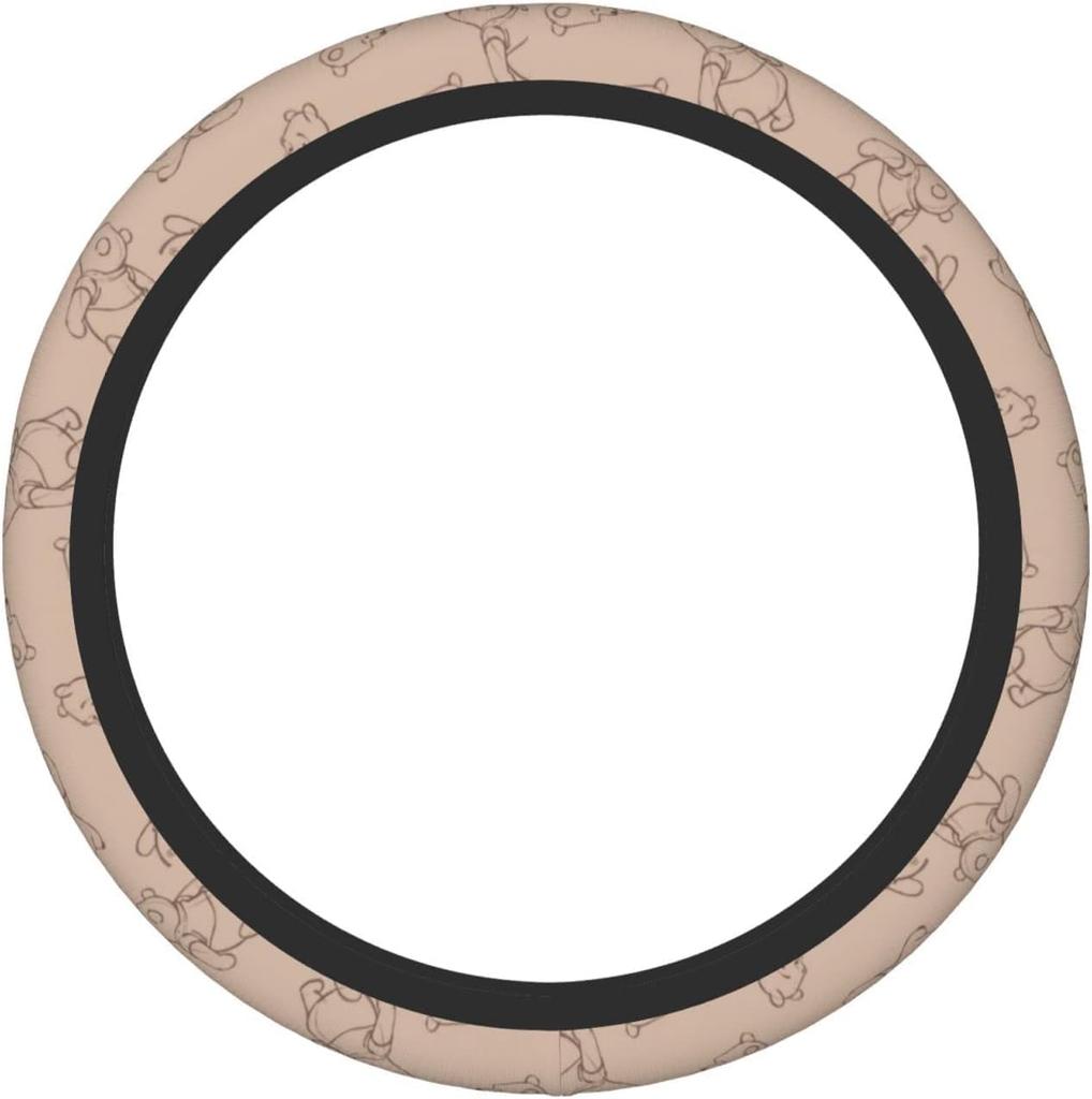 Winnie the Pooh Steering Wheel Cover for Cars, Light Vehicles, Steering Wheel Cover, Stylish,