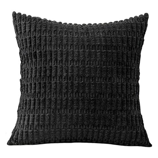Kuddfodral i manchester Enfärgat Dold dragkedja Veteaxkorn Textur Fyrkantig form Sovrum Vardagsrum