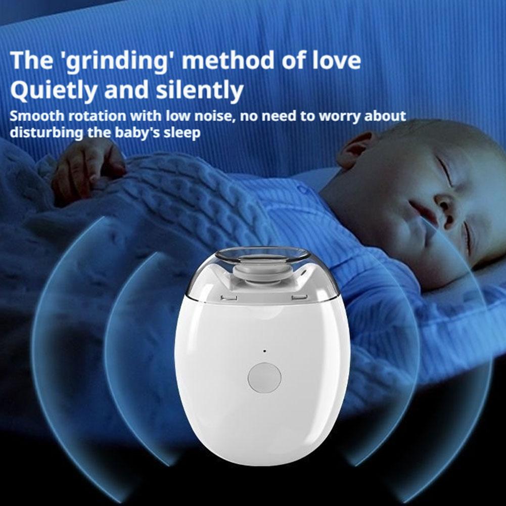 Pain-Free Electric Nail Trimmer Automatic Clipper With LED Light Grinding Head Rechargeable For Baby Adult Nail Care